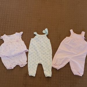 Bundle of 3-6 month rompers